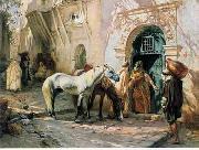 unknow artist Arab or Arabic people and life. Orientalism oil paintings 155 oil on canvas